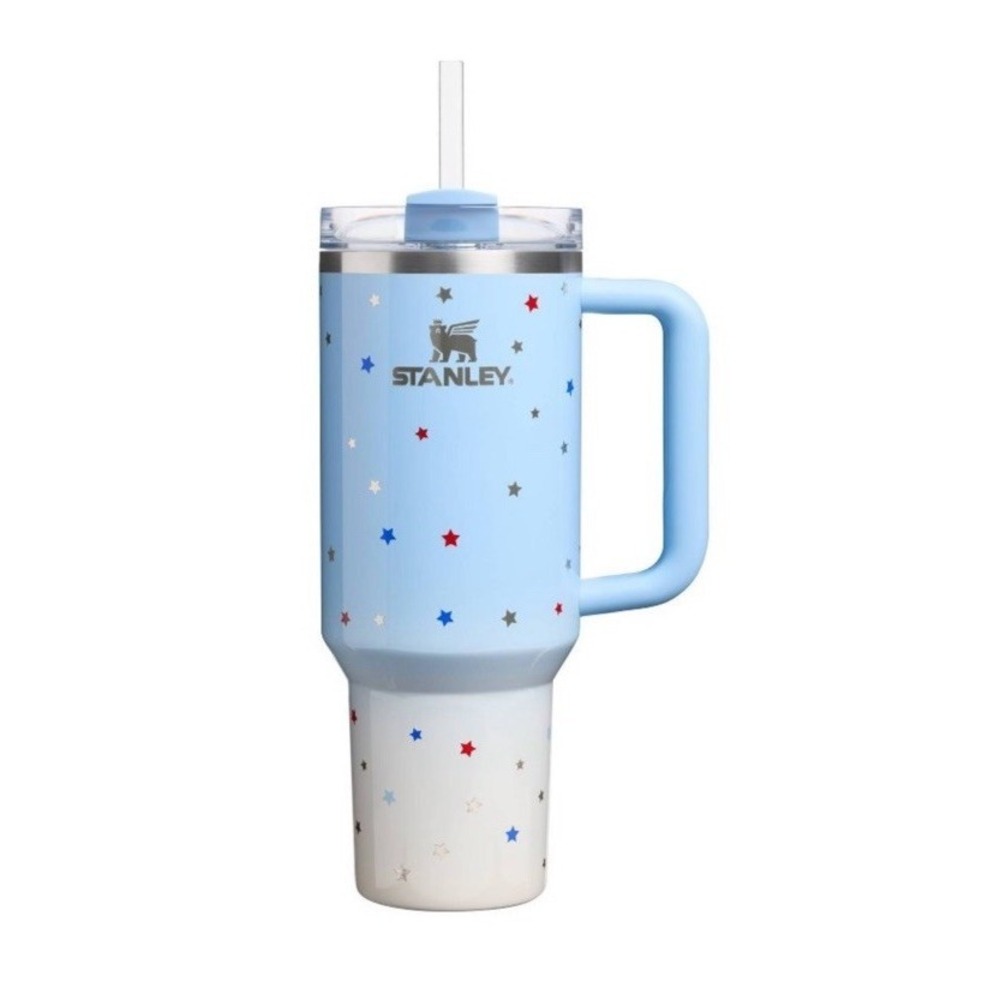 NEW Stanley 40oz Tumbler Ombre Starry Sparkle Target Stars Stripes Collection